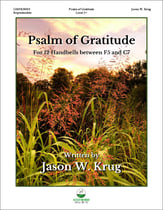 Psalm of Gratitude Handbell sheet music cover